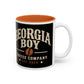 Georgia Boy Coffee Co. Two-Tone Accent Mug — Vintage Coffee Lover Gift (11oz)+ Shipping cost