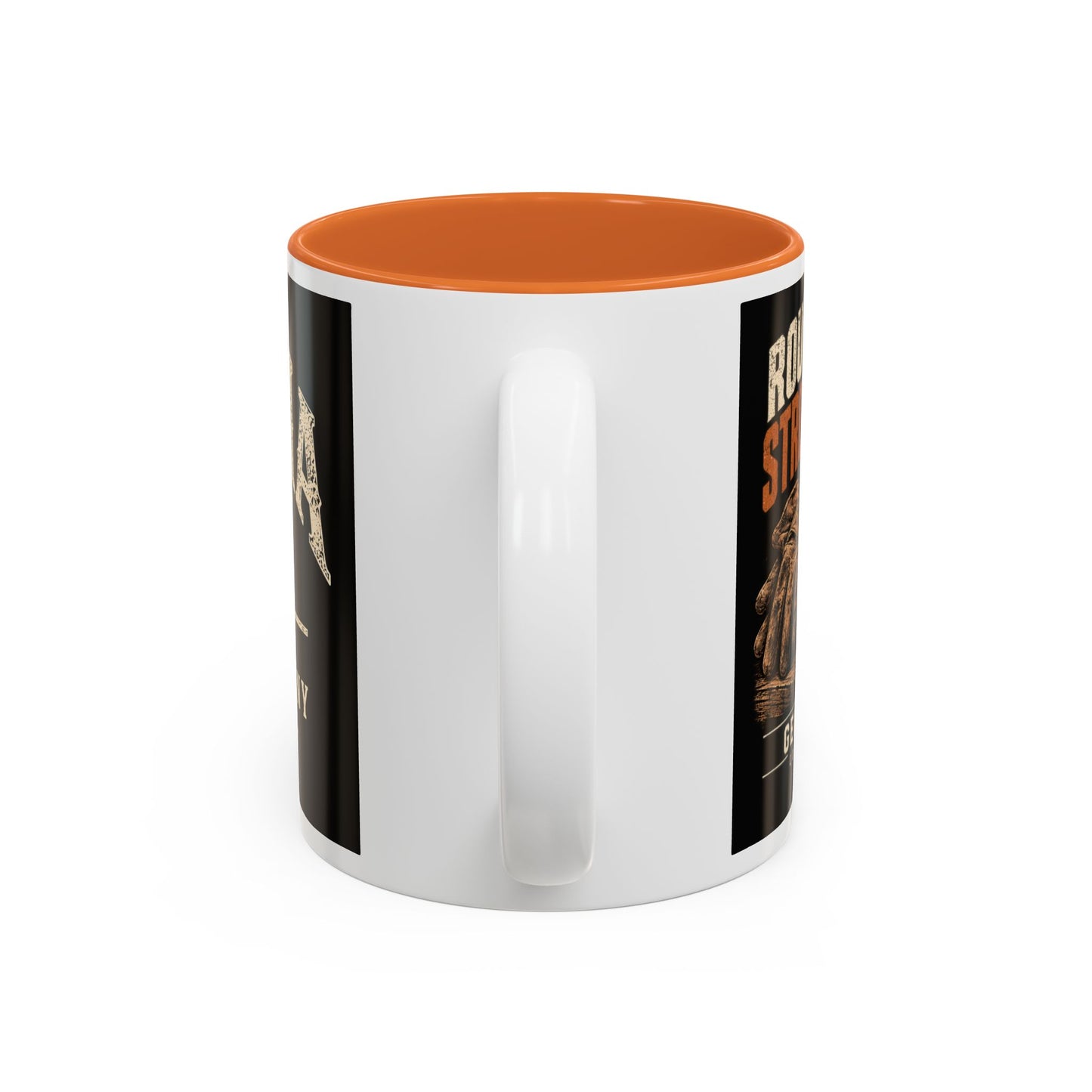 Georgia Boy Coffee Co. Two-Tone Accent Mug — Vintage Coffee Lover Gift (11oz)+ Shipping cost
