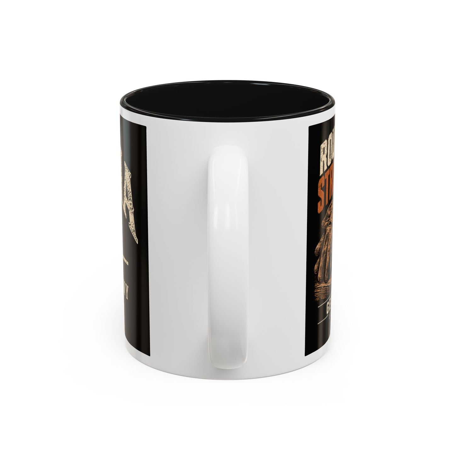 Georgia Boy Coffee Co. Two-Tone Accent Mug — Vintage Coffee Lover Gift (11oz)+ Shipping cost