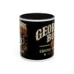 Georgia Boy Coffee Co. Two-Tone Accent Mug — Vintage Coffee Lover Gift (11oz)+ Shipping cost